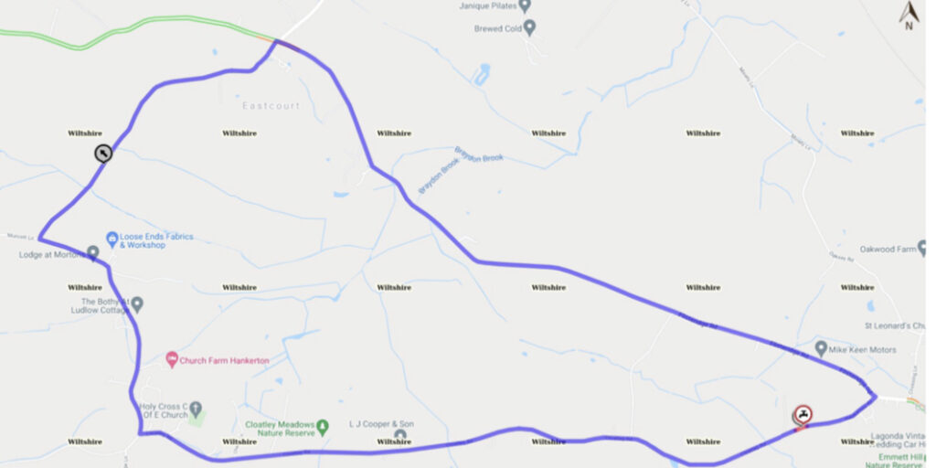 Image of map for road closure